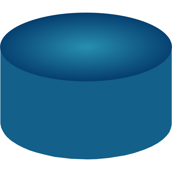 SVG Blue disk drive capacity vector drawing