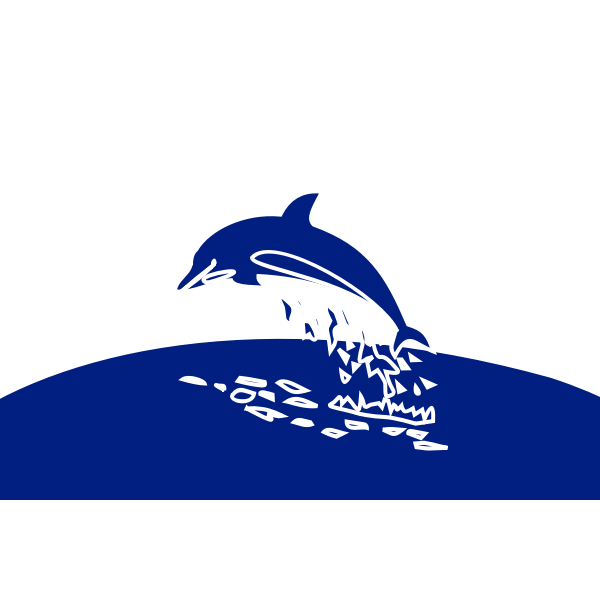 SVG Blue dolphin
