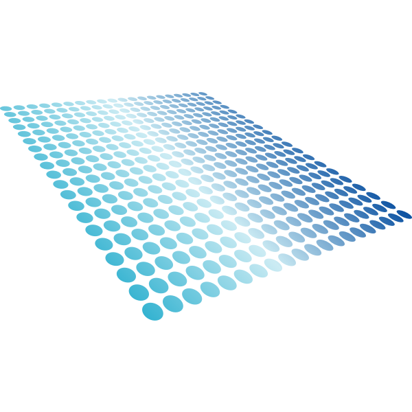SVG Blue Dots In Perspective