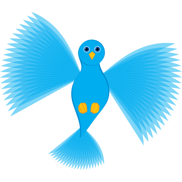 SVG Blue dove