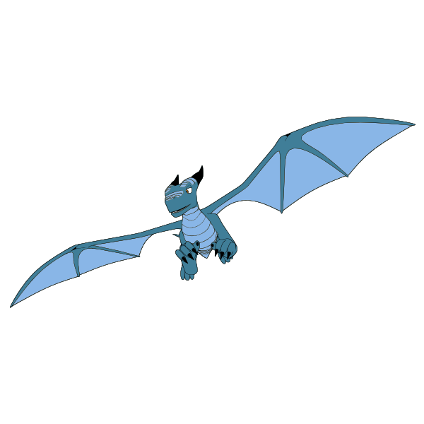 SVG Blue dragon