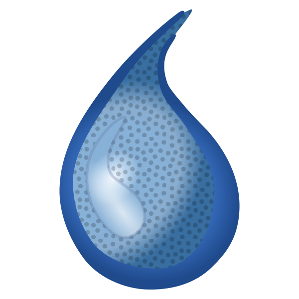 SVG Blue drop