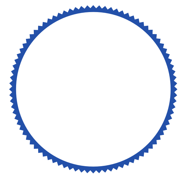 SVG Blue empty sticker clip art