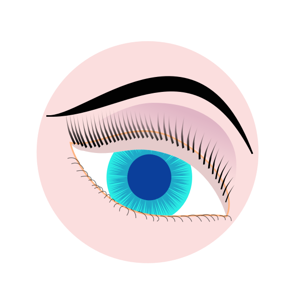 SVG Blue eye illustration