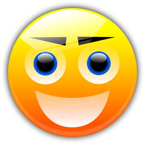 SVG Blue-eyed emoji