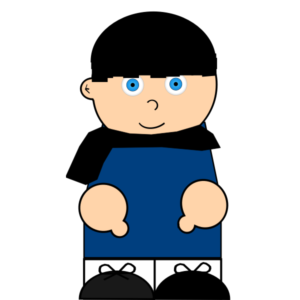 SVG Blue-eyed kid