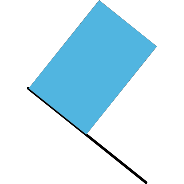 SVG Blue flag vector illustration