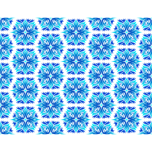 SVG Blue flowers on white background