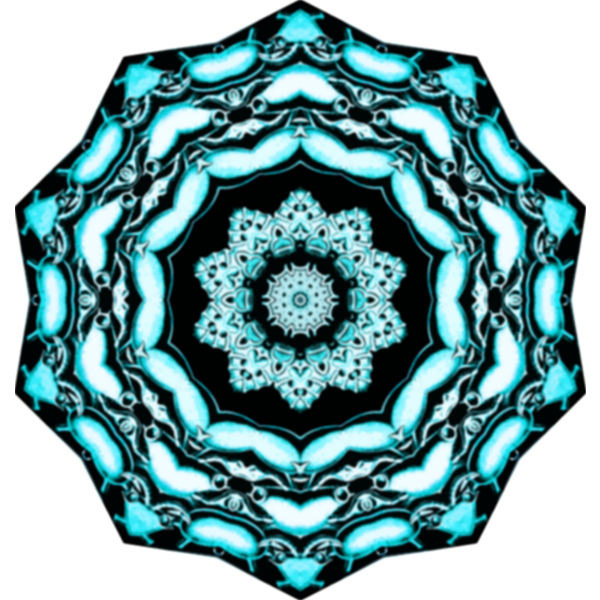 SVG Blue flowery design
