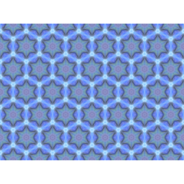 SVG Blue flowery pattern vector image