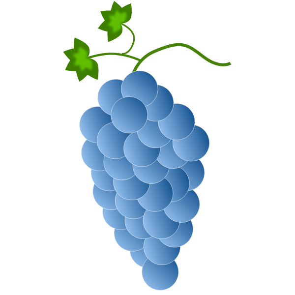 SVG Blue grapes