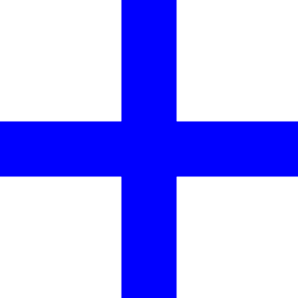 SVG Blue Greek cross