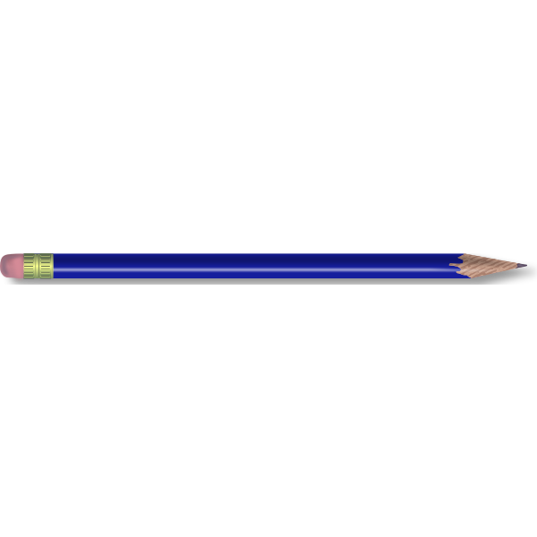 SVG Blue HB pancil vector image