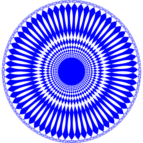 SVG Blue hole abstract