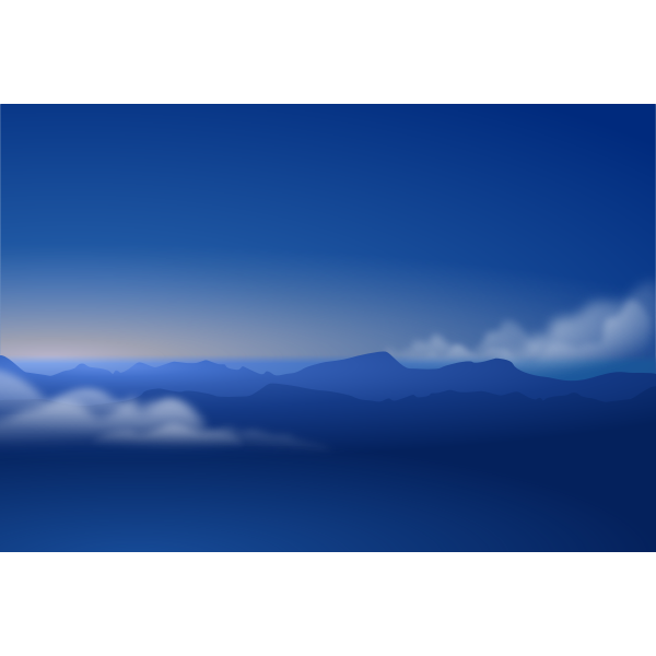 SVG Blue horizon background vector image