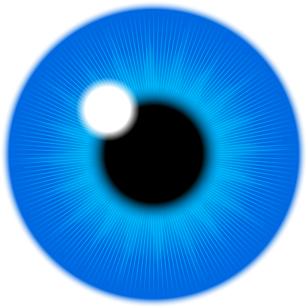 SVG blue iris