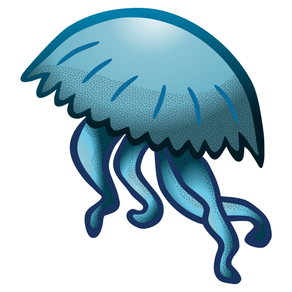 SVG Blue jellyfish
