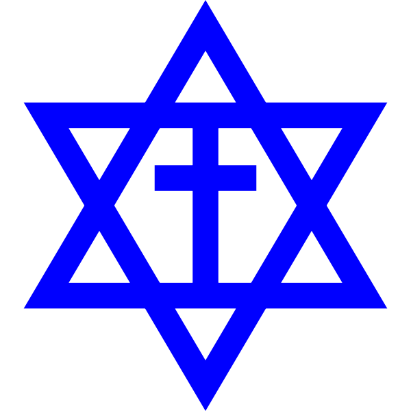 SVG Blue Jewish symbol