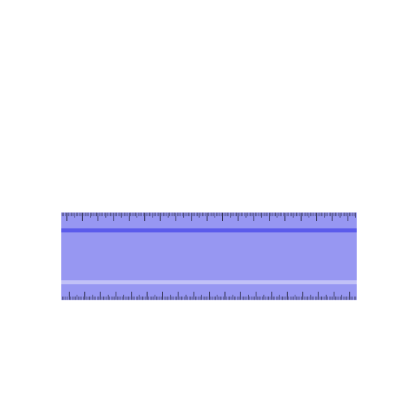 SVG Blue metric ruler vector drawing