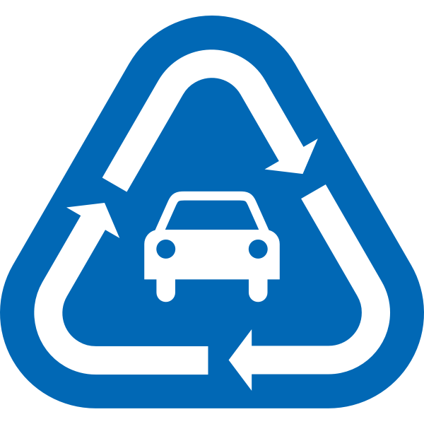 SVG Blue motor icon