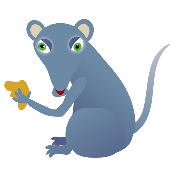 SVG Blue mouse