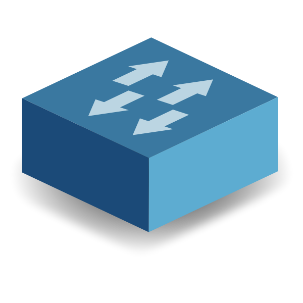 SVG Blue network switch