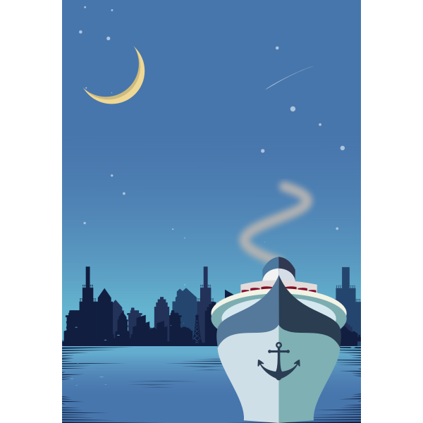 SVG Blue Night