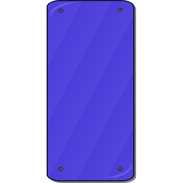 SVG Blue pane vector image