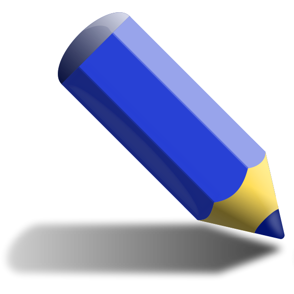 SVG Blue pencil