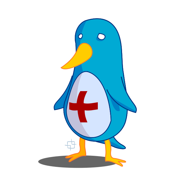 SVG Blue penguin