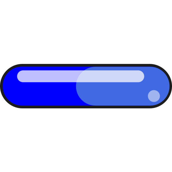 SVG Blue pill-shaped button