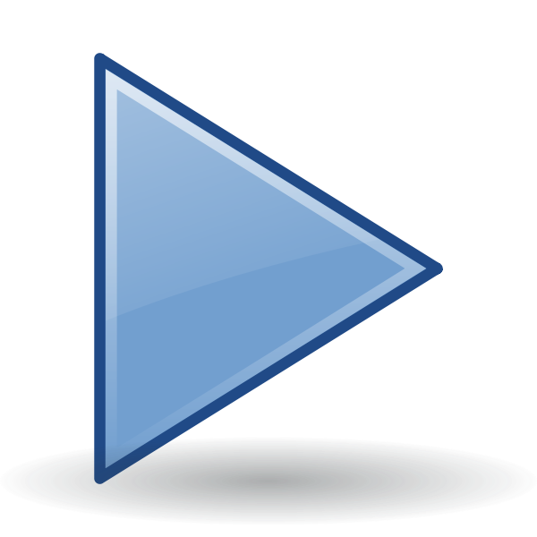 SVG Blue play icon