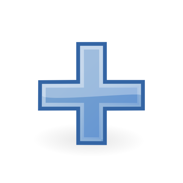 SVG Blue plus
