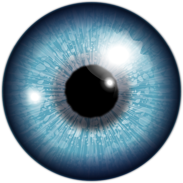 SVG Blue pupil image