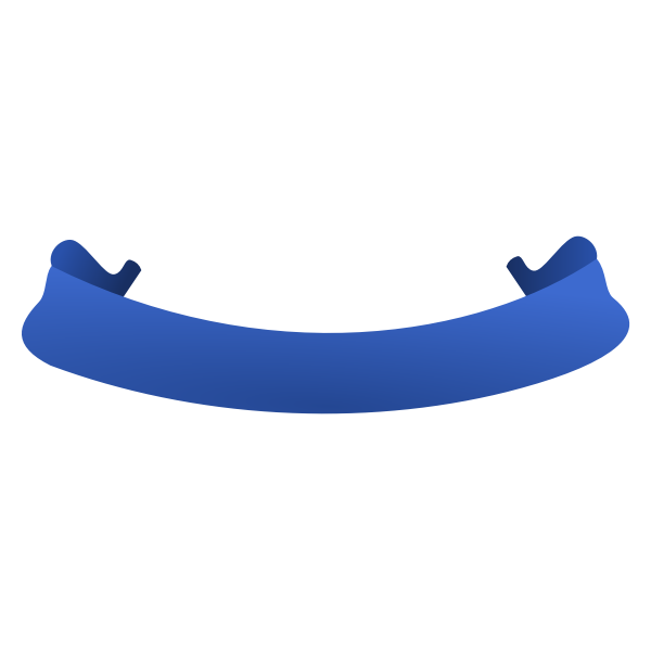 SVG Blue ribbon