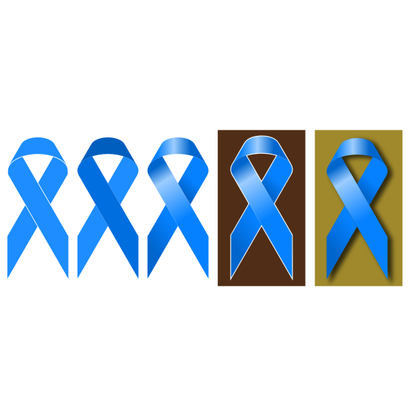 SVG Blue ribbon collection