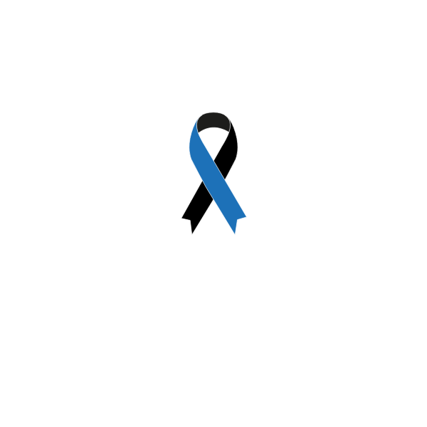 SVG Blue ribbon sign