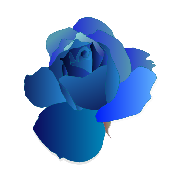 SVG Blue rose