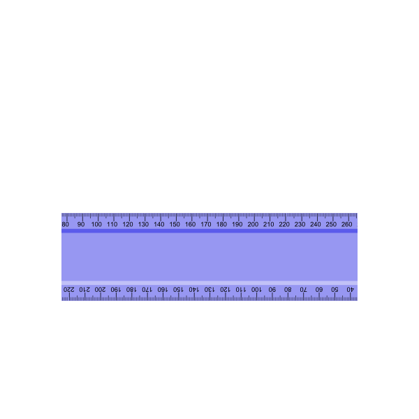 SVG Blue ruler vector image