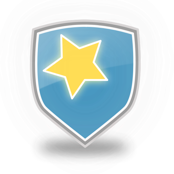 SVG Blue shield