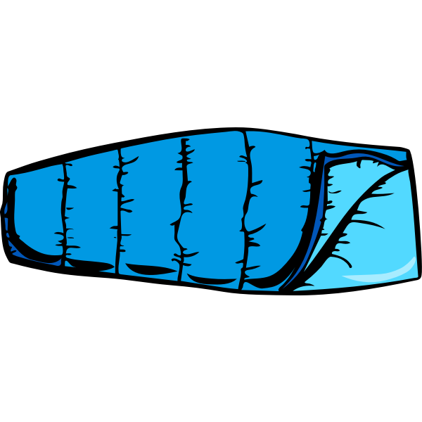 SVG Blue sleeping bag