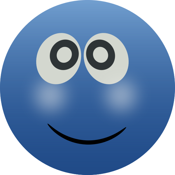 SVG Blue smiley