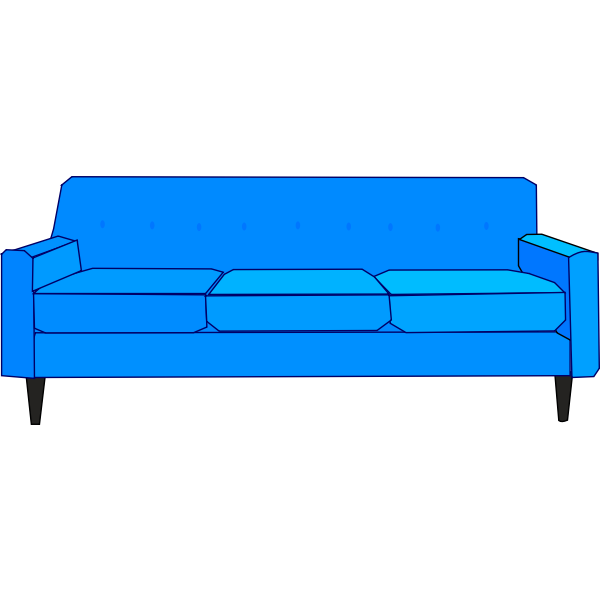 SVG Blue sofa