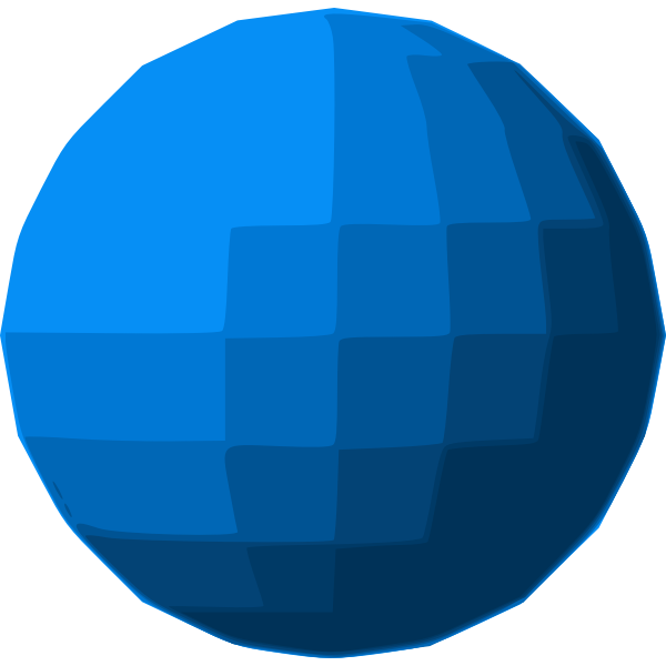 SVG Blue sphere disco ball