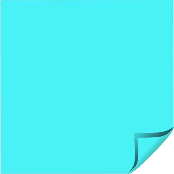SVG Blue square sticker vector image