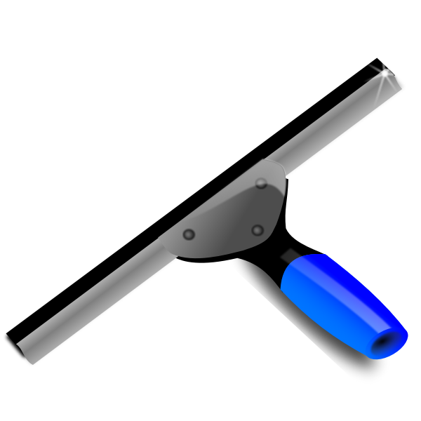 SVG Blue squeegee