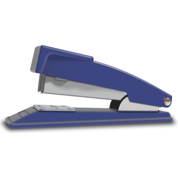 SVG Blue Stapler vector graphics