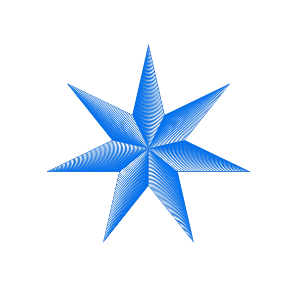 SVG Blue star image