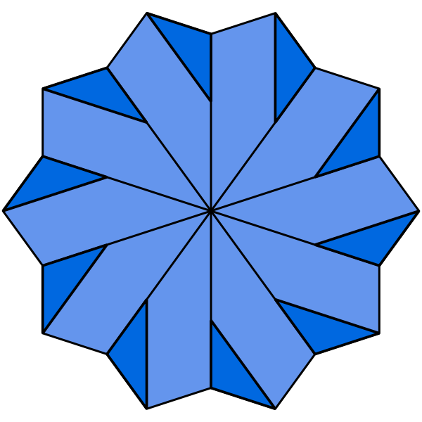 SVG Blue star vector image