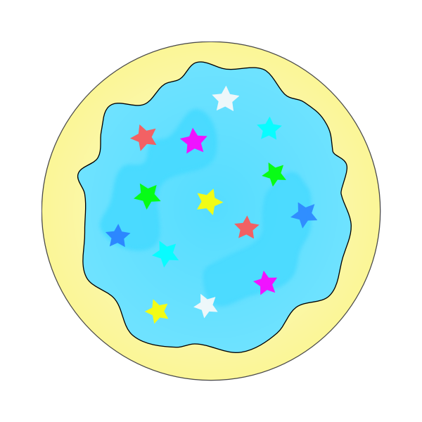 SVG Blue sugar cookie image
